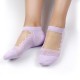 Women Hollow Out Breathable Cotton Lace Low Cut Athletic Non Slip Sock