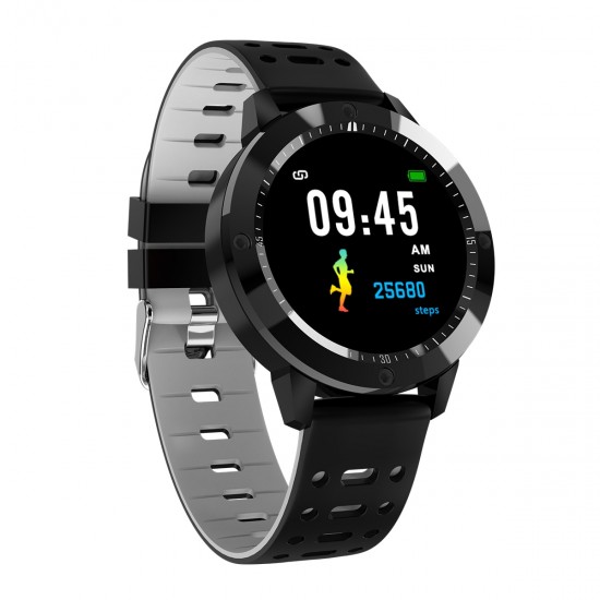 SENBONO CF58 Smart watch IP67 waterproof Tempered glass Activity Fitness tracker Heart rate monitor Sports Men women smartwatch