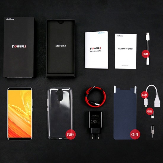Ulefone Power 3 Face ID 4G Smartphone 6GB+64GB 6080mAh Ulefone Power 3 Face ID 4G Smartphone 6GB+64GB 6080mAh