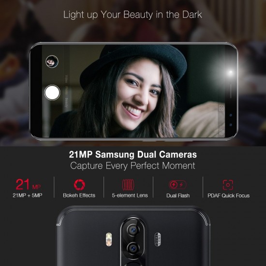 Ulefone Power 3 Face ID 4G Smartphone 6GB+64GB 6080mAh Ulefone Power 3 Face ID 4G Smartphone 6GB+64GB 6080mAh
