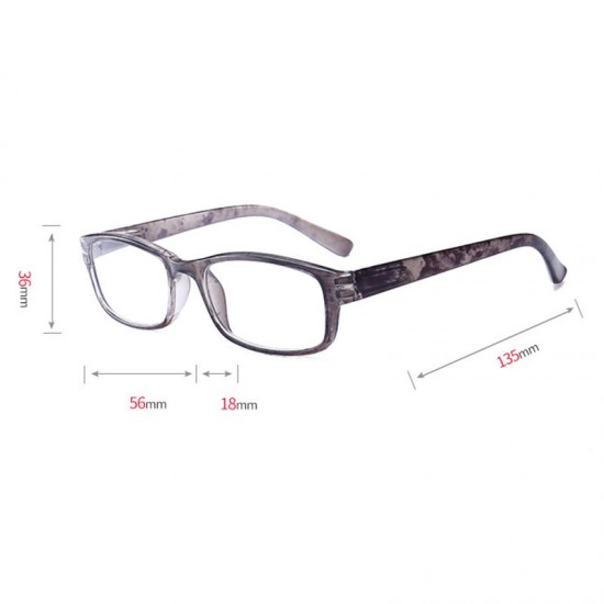 1.0 1.5 2.0 2.5 3.0 3.5 4.0 TR90 Anti-Fatigue Resin Ultra Light Retro Reading Glasses Full Frame