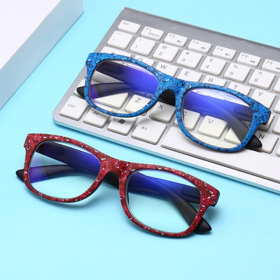 1.0 1.5 2.0 2.5 3.0 3.5 4.0 TR90 Blue Light Blocking Resin Ultra Light Retro Reading Glasses