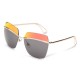 2015 UV400 Women Sunglasses Rimless Golden Frame Metal Mercury Square Glasses