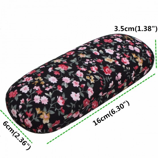 Hard Sunglass Glasses Box Floral Reading Glasses Storage Spectacle Glasses Case