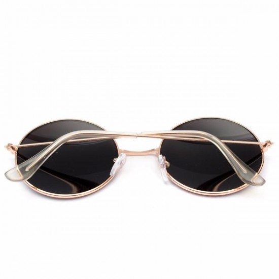 Women Men Retro Large Round Metal Frame Sunglasses Men Color Film Glasses Women Men Retro Large Round Metal Frame Sunglasses Men Color Film Glasses