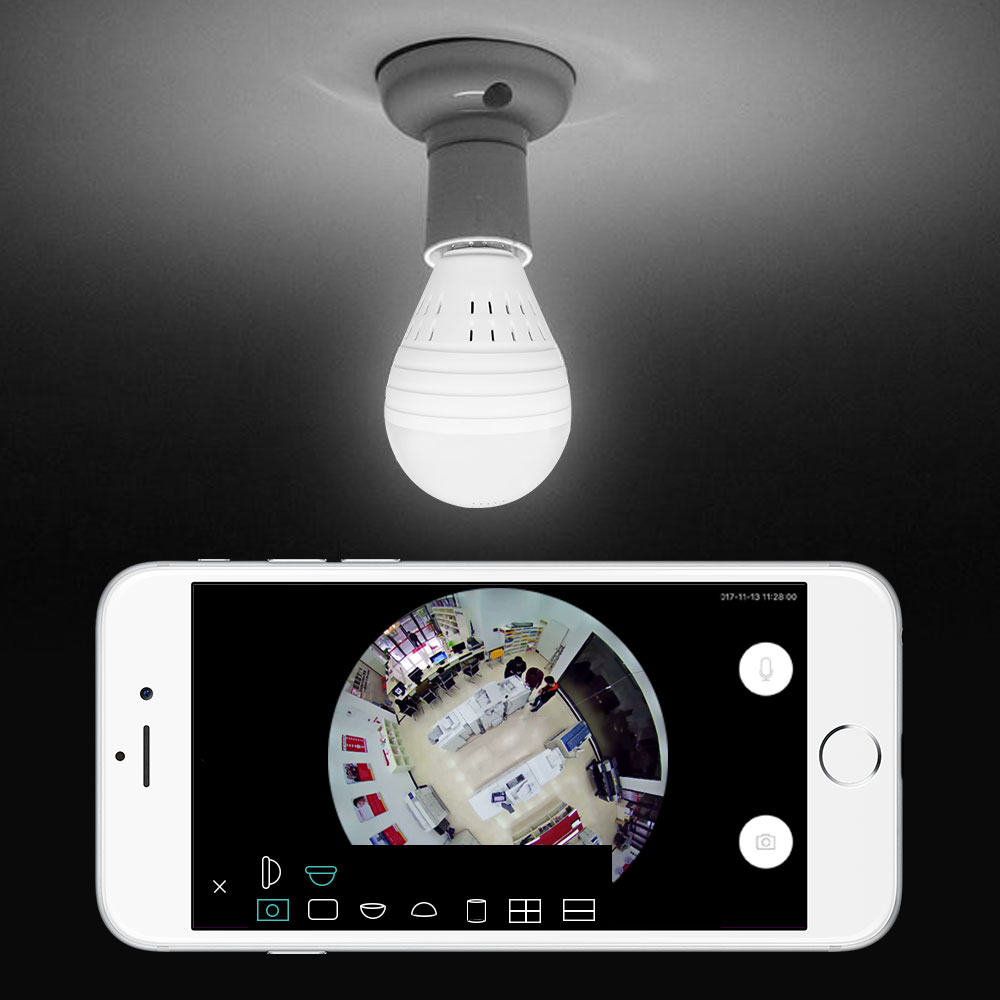 SDETER-Bulb-Lamp-Wireless-IP-Camera-Wifi-960P-Panoramic-FishEye-Home-Security-CCTV-Camera-360-Degree-32839173184