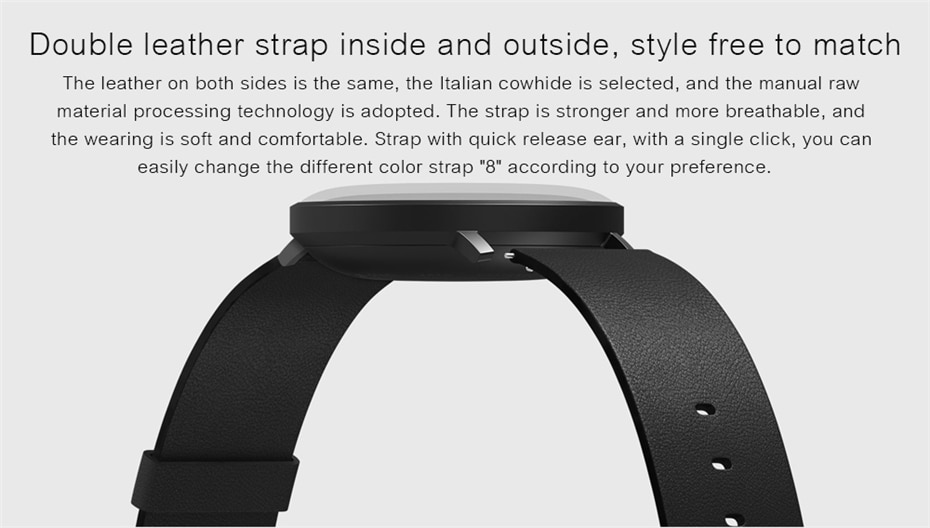 XIAOMI-Mi-Mijia-QUARTZ-Smart-Watch-Life-Waterproof-with-Double-Dials-Alarm-Sport-Sensor-Pedometer-Ti-32956342627