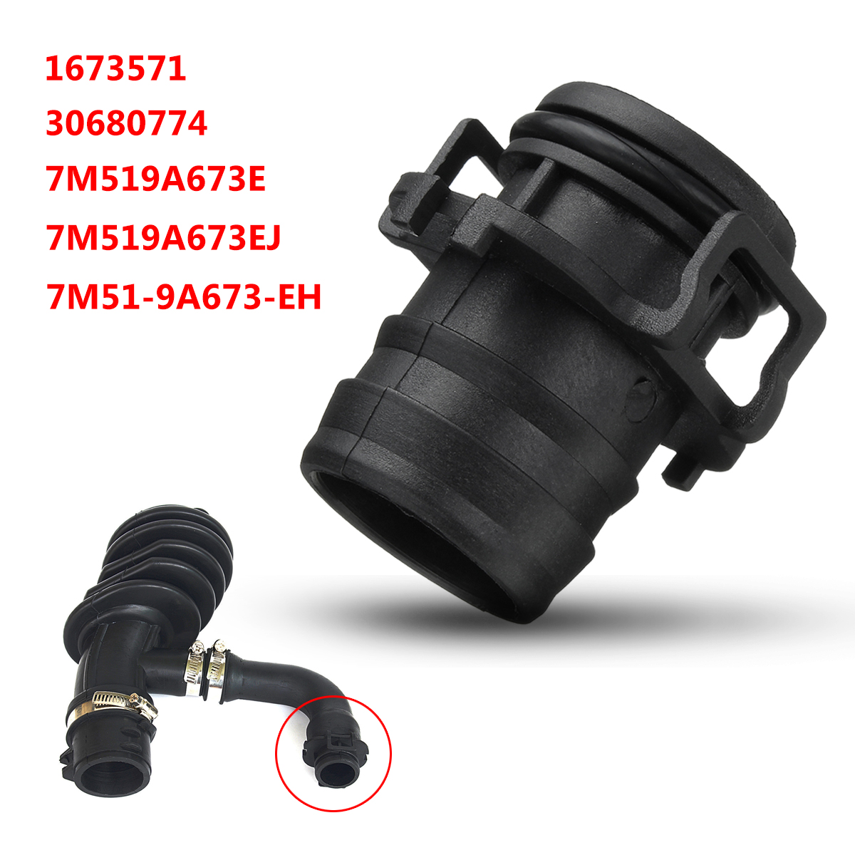 Air-Filter-Flow-Intake-Hose-Pipe-Clip-For-Ford-Focus-C-Max-7M519A673EJ-30680774-1297401