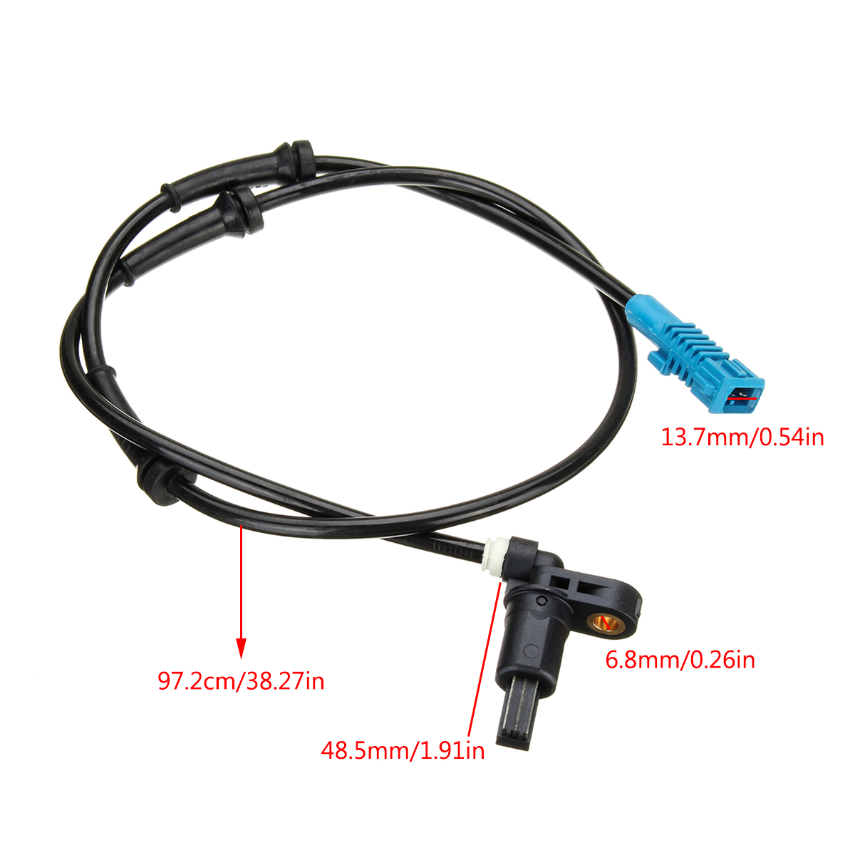 Car-ABS-Wheel-Speed-Sensor-Rear-Left-amp-Right-for-Peugeot-206-206CC-206SW-454579-1284699