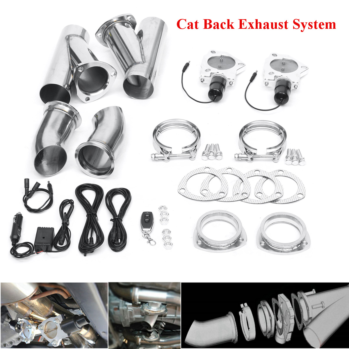 3-Inch-76mm-Electric-Exhaust-Muffler-Valve-Cutout-E-Cut-System-Dump-Wireless-Remote-1221750