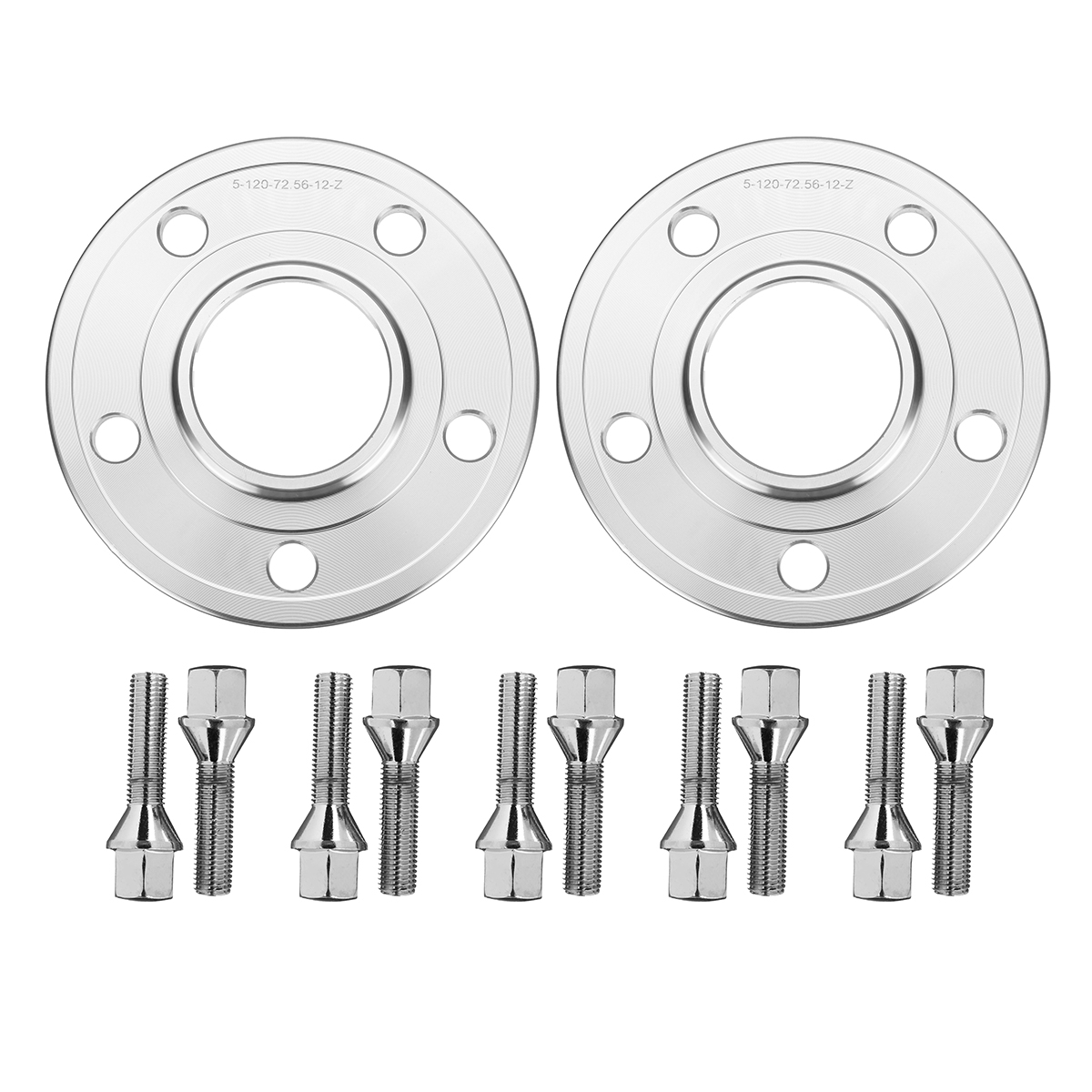 2PCS-12mm-Hubcentric-Wheel-Spacer-Shims-Suit-PCD-5X120-CB-7256-for-BMW-E46-E60-E61-E90-E91-E92-1449217