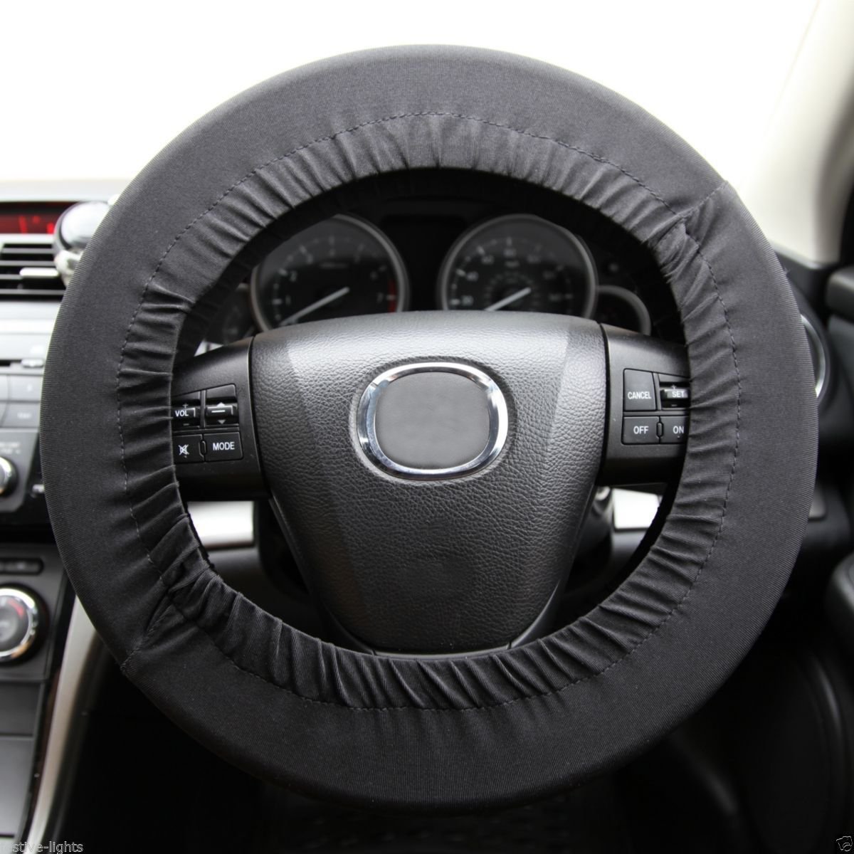 30-to-45cm-Universal-Steering-Wheel-Soft-Grip-Car-Cover-Glove-Protect-Black-1426619