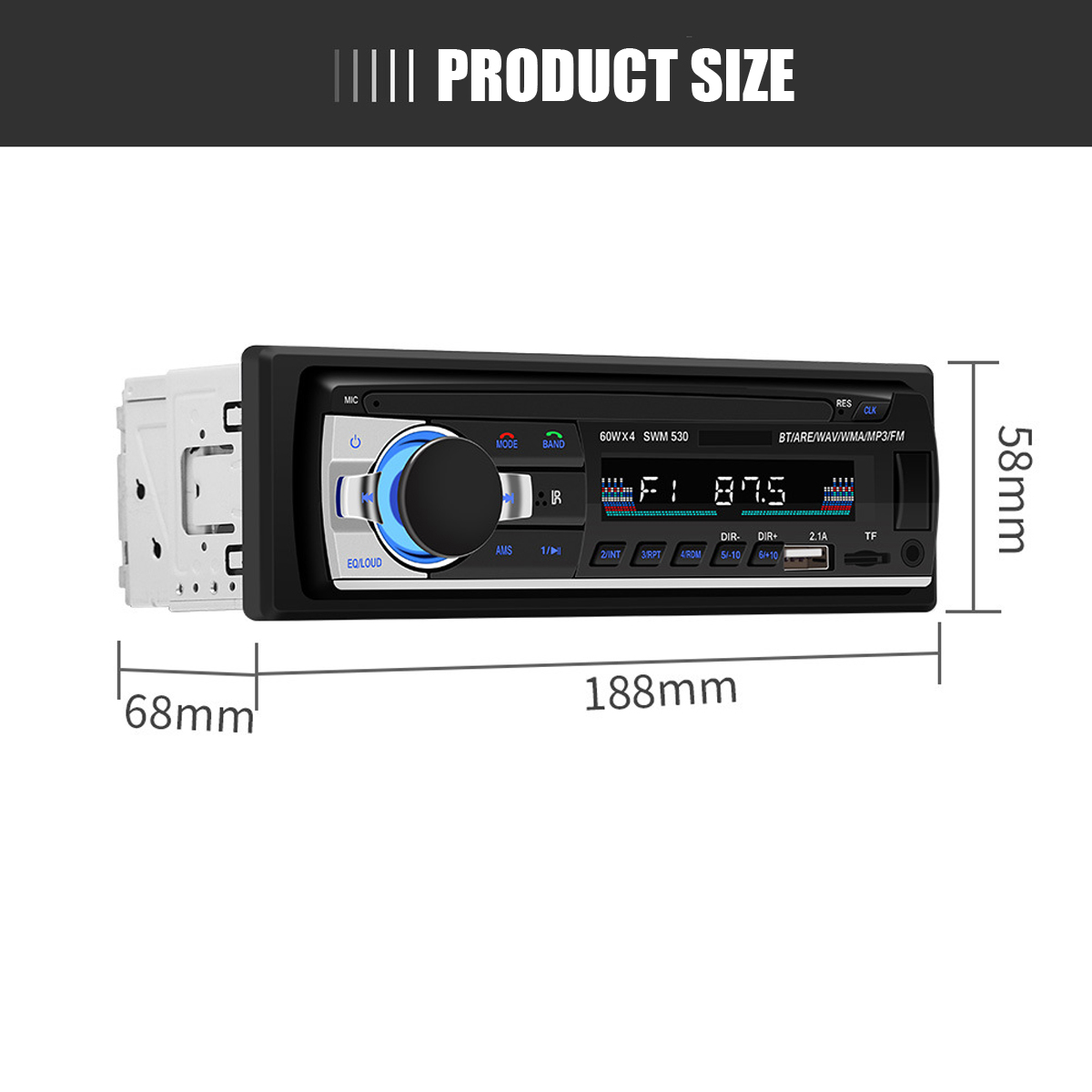 SWM-530-Remote-Control-bluetooth-Handsfree-Car-Radio-MP3-Player-1463007