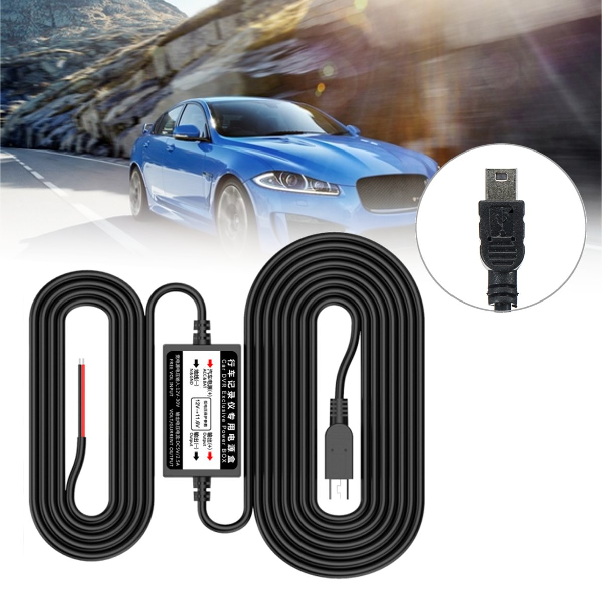 35m-Car-Hard-Wire-Kit-Mini-USB-Hardwire-for-Dash-Cam-Camcorder-Vehicle-DVR-1214115