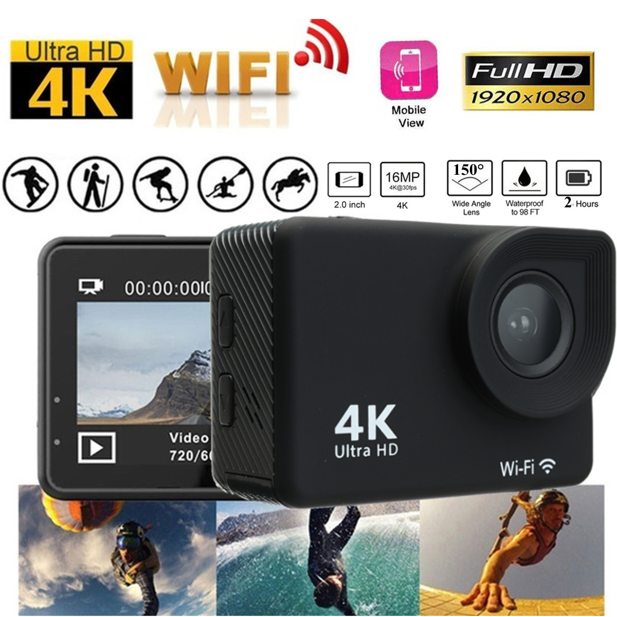 2-Inch-4K-Ultra-FHD-1080P-Double-Screen-Waterproof-Sport-Action-Camera-with-WiFi-Connection-1340529