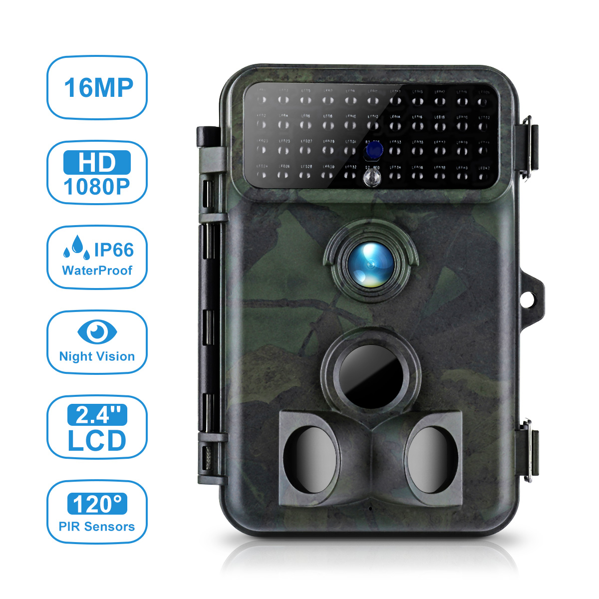 24-Inch-16MP-1080P-PIR-Sensor-Waterproof-Trail-Camera-No-Flash-Night-Vision-Wildlife-Hunting-Camera-1349903