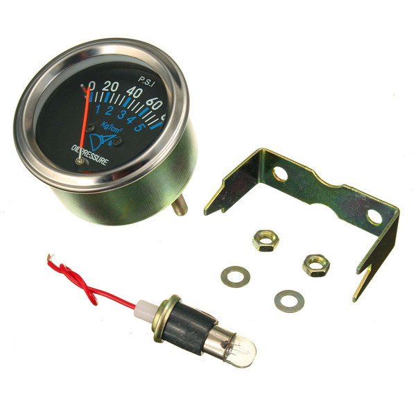 12V-DC-Automotive-Electrical-Mechanical-Fuel-Oil-Pressure-Gauge-Black-FG-1012771