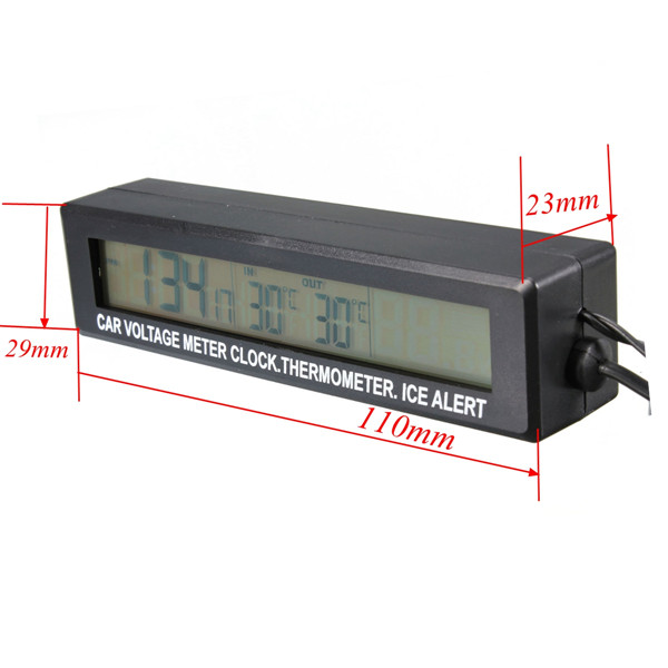 12V24V-InOut-Car-Voltage-Meter-LCD-Digital-Clock-Time-BlueampOrange-Backlight-980730