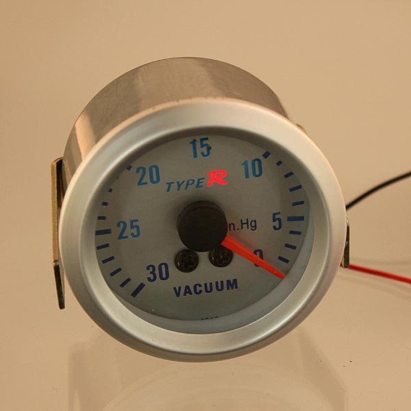 2quot-52mm-Silver-Dial-12V-Vacuum-Gauge-Pointer-Meter-906588