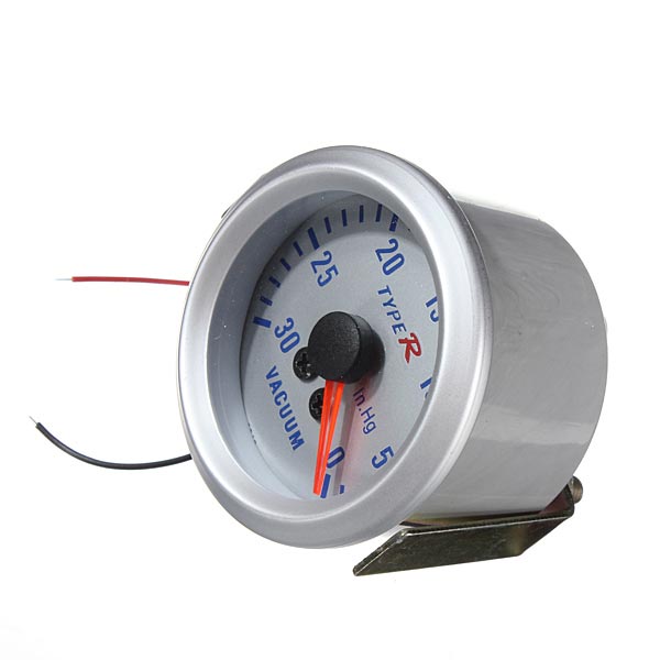 2quot-52mm-Silver-Dial-12V-Vacuum-Gauge-Pointer-Meter-906588