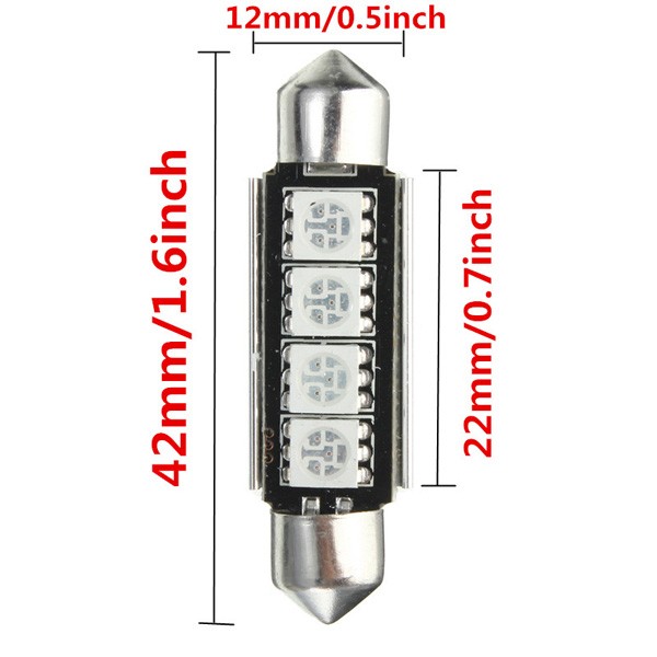 12V-42MM-Festoon-Red-4SMD-LED-Map-Dome-Interior-Light-Bulb-1005767