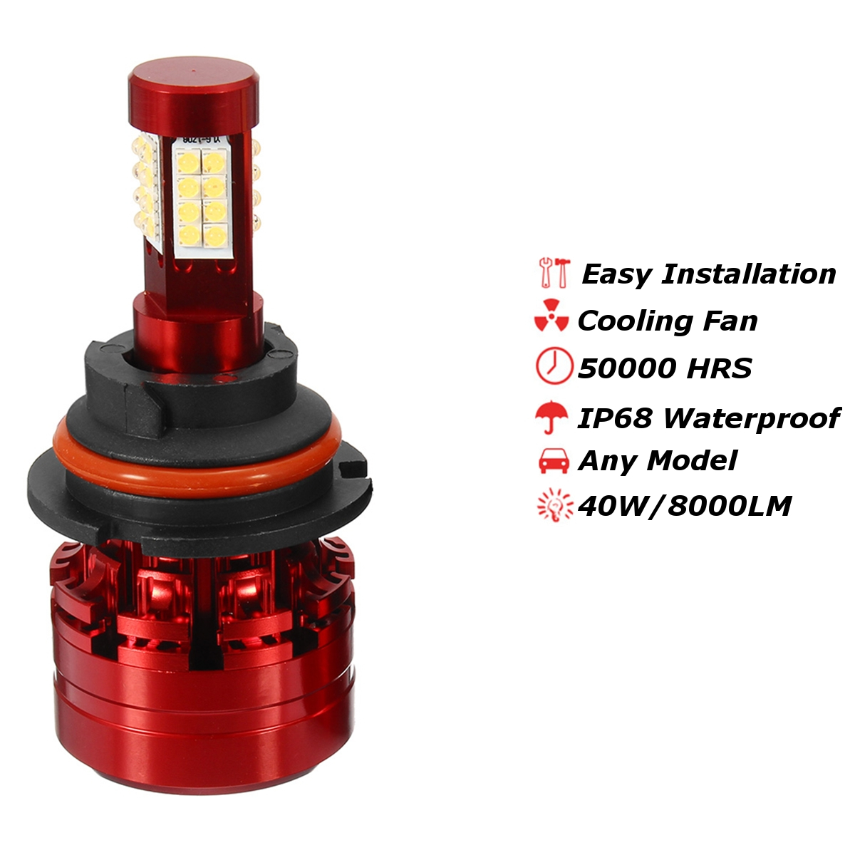 1Pair-9007-80W-8000LM-6000K-Car-LED-Headlight-Light-Lamp-Low-Beam-Bulbs-High-Power-1214765