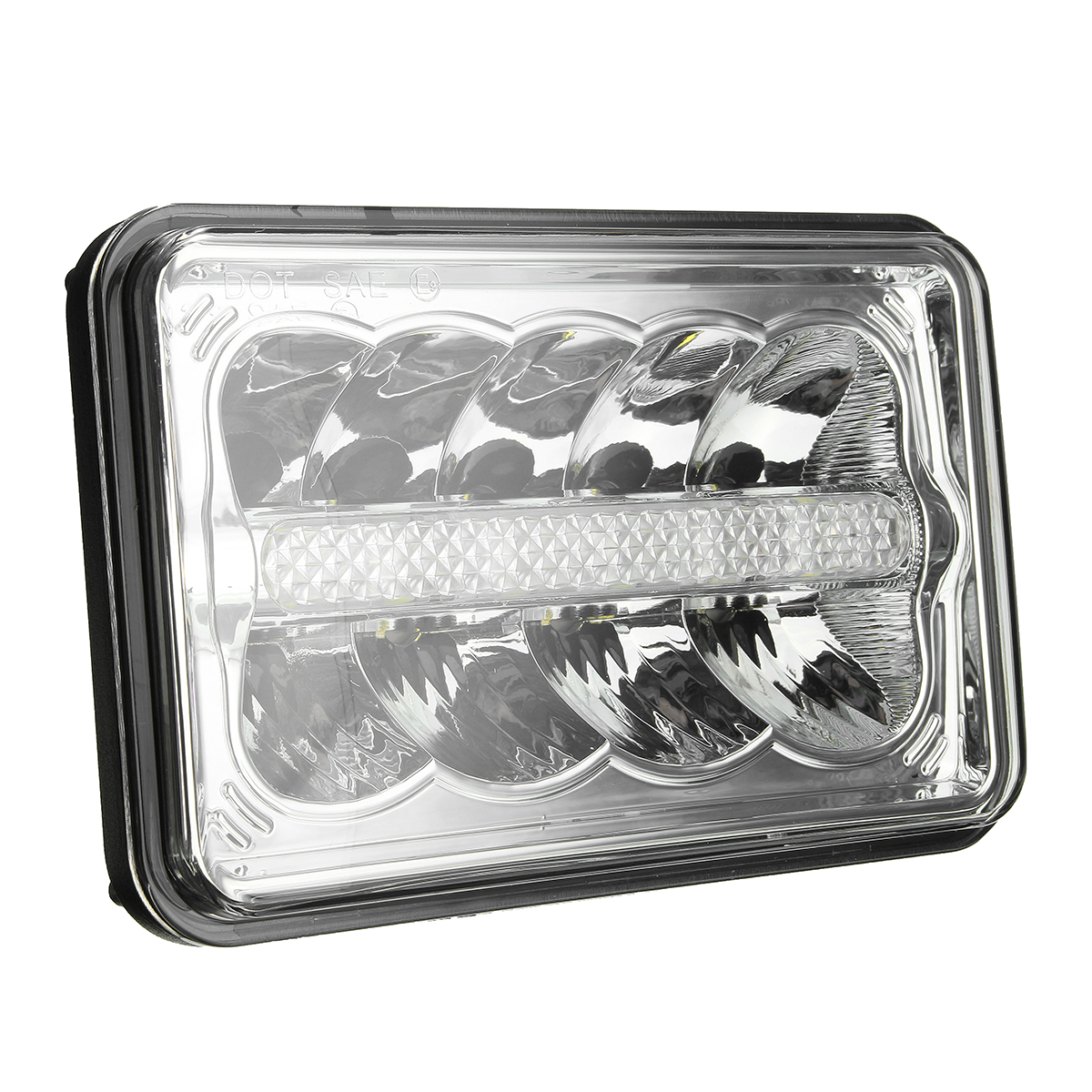 1Pcs-4X6-Inch-H4-20W-LED-Headlights-Lamp-White-WDRL-HiLo-Beam-for-Truck-Pickup-Trailer-1111379