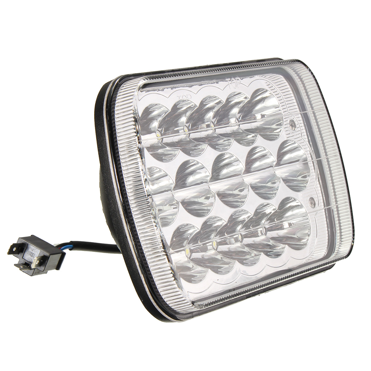 1Pcs-7X6-H4-LED-Car-Headlights-Bulb-Crystal-Clear-Sealed-HiampLo-Beam-DC12V-45W-3200LM-White-1362455