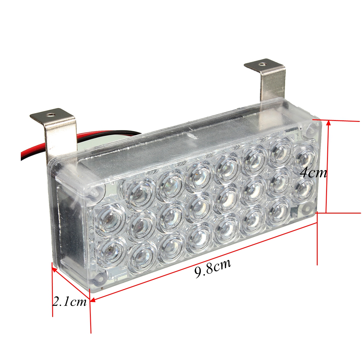 105V-135V-22-x-LED-Flash-Strobe-Car-4-Bars-Warning-Emergency-Grill-Light-Lamp-1014662