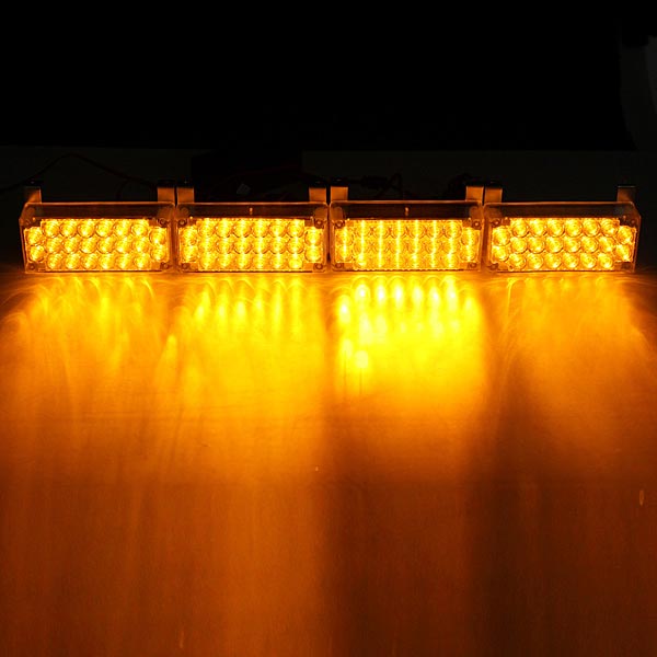 12V-22x4-LED-Flash-Amber-Emergency-Light-Warning-Strobe-Auto-Lamp-912803