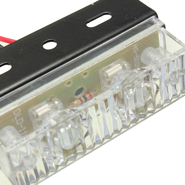 12V-2x4-Amber-White-LED-Car-Flashing-Warning-Emergency-Strobe-Light-Lamp-Bar-994039