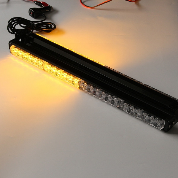 144W-6000K-Car-Strobe-Beacon-Lamp-LED-Emergency-Warning-Light-Bar-Amber-1105931