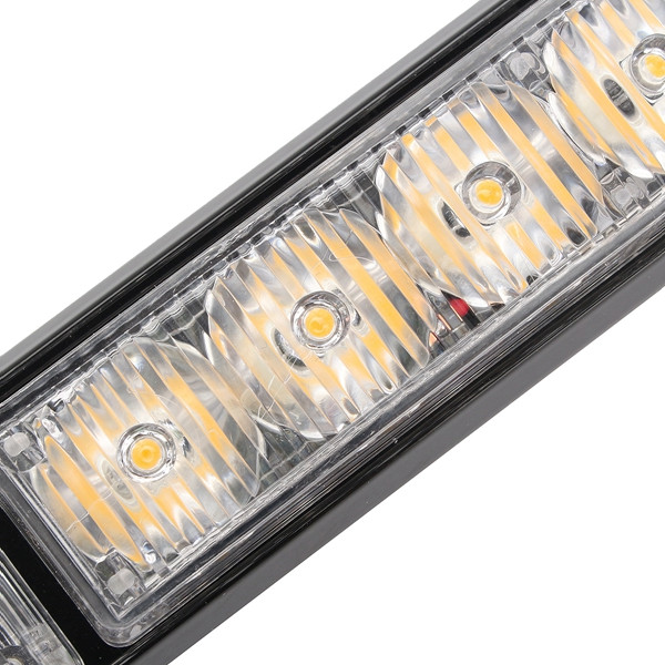 144W-6000K-Car-Strobe-Beacon-Lamp-LED-Emergency-Warning-Light-Bar-Amber-1105931