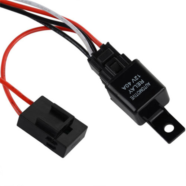 12V-40A-LED-Work-Fog-Light-Lamp-Bar-Wiring-Harness-Kit-ON-OFF-Switch-Relay-US-991258