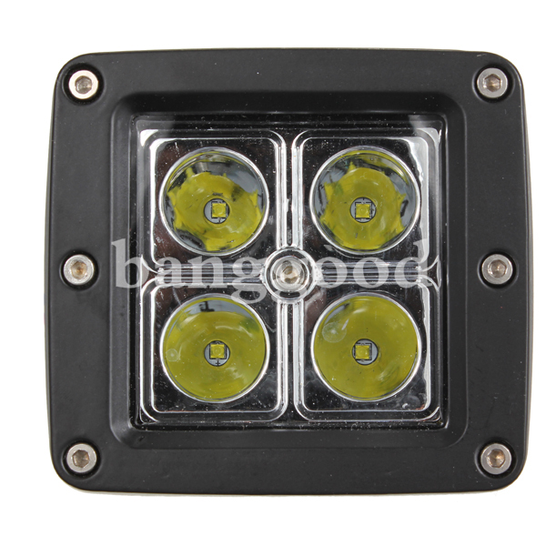 16W-4LED-Spot-work-Lamp-Light-Off-Roads-For-Trailer-Off-Road-Boat-55241