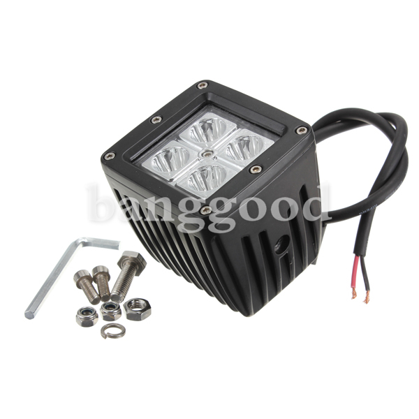 16W-4LED-Spot-work-Lamp-Light-Off-Roads-For-Trailer-Off-Road-Boat-55241