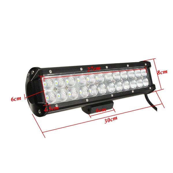 12-24V-72W-6000k-24LED-Work-Flood-Light-Bar-For-Off-Road-SUV-ATV-UTE-Truck-1015897