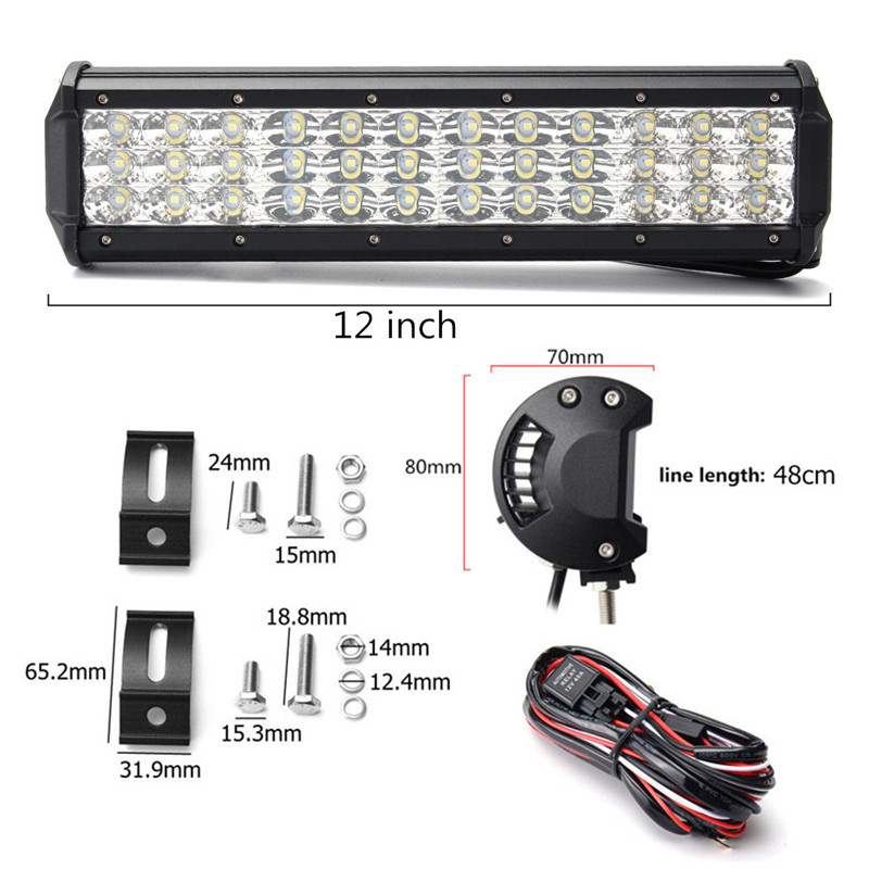 12-Inch-180W-LED-Light-Bar-Flood-Spot-Combo-Off-Road-Car-Truck-10-30V-1187674