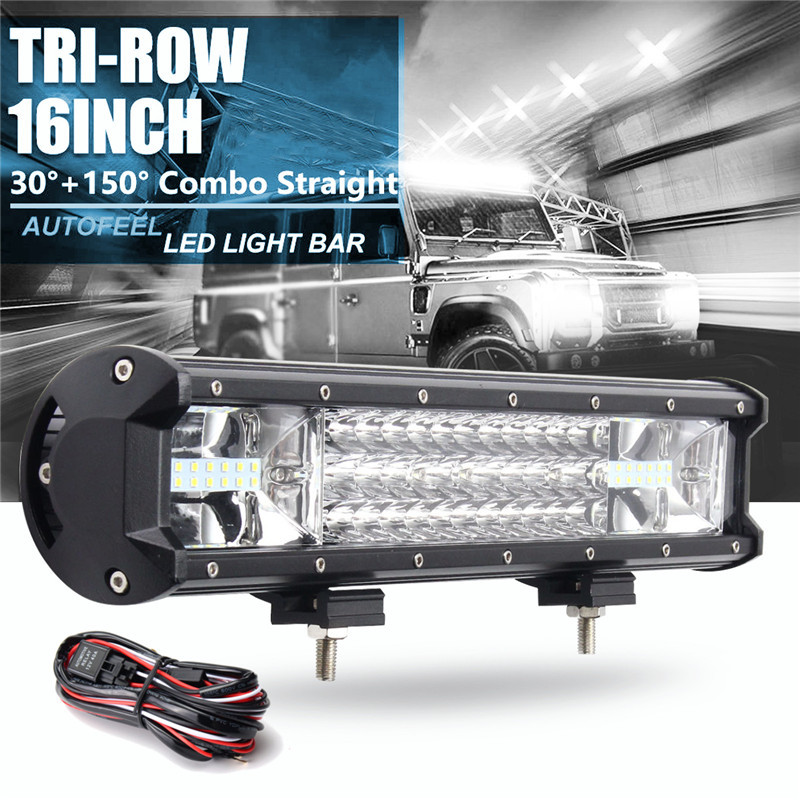 16Inch-216W-7D-LED-Work-Light-Bars-Flood-Spot-Combo-10-30V-with-Wiring-Harness-Kit-for-Jeep-Off-Road-1206910