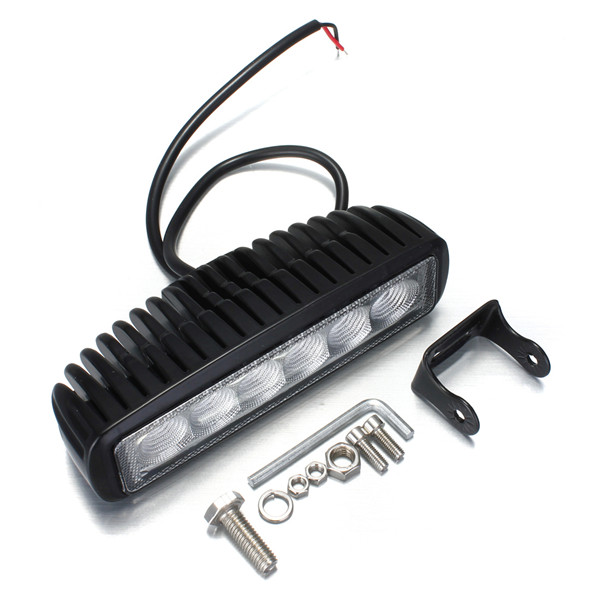 18W-6-LED-Work-Light-Daytime-Running-Driving-DRL-for-SUV-ATV-Boat-DC-10-30V-946861