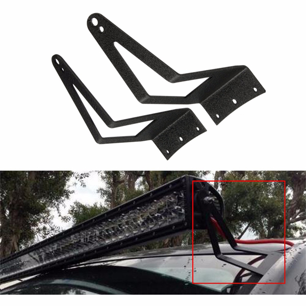 Upper-Wind-Shield-Mount-Brackets-for-50quotLED-Light-Bar-for-Ford-F250350450-99-14-1035267