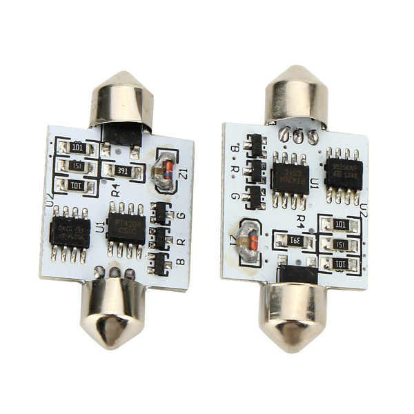 1-Pair-RGB-Remote-Control-5050-Car-LED-Light-Flash-Strobe-Interior-Lamp-15SMD-T10-1057292