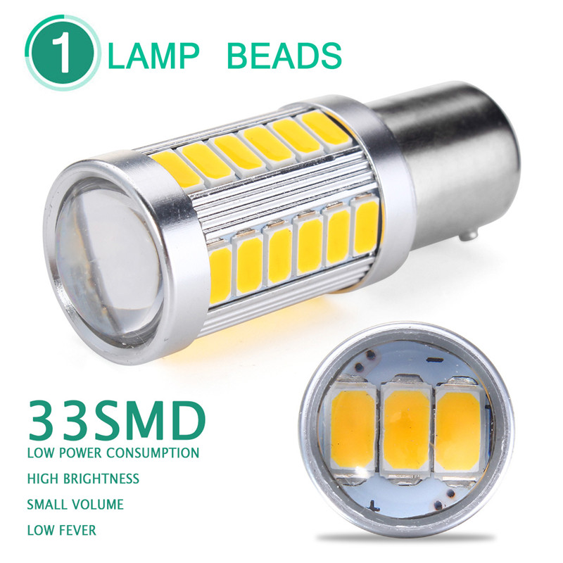 1156-BAU15S-PY21W-33-SMD-LED-Car-Turn-Reverse-Backup-Lights-Bulb-Yellow-Lamp-Bulb-1275903