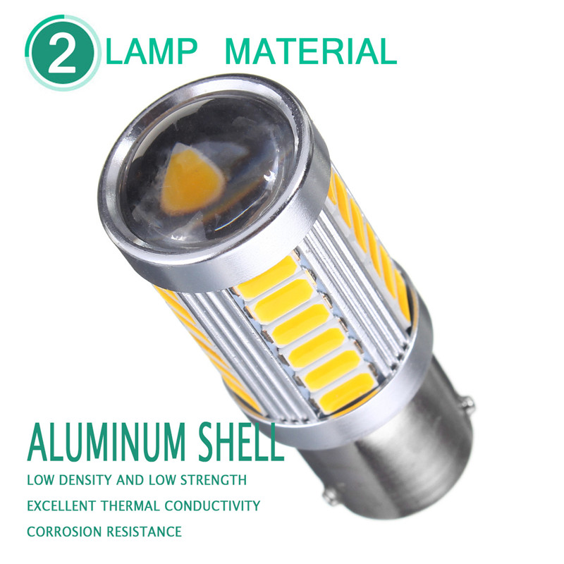 1156-BAU15S-PY21W-33-SMD-LED-Car-Turn-Reverse-Backup-Lights-Bulb-Yellow-Lamp-Bulb-1275903