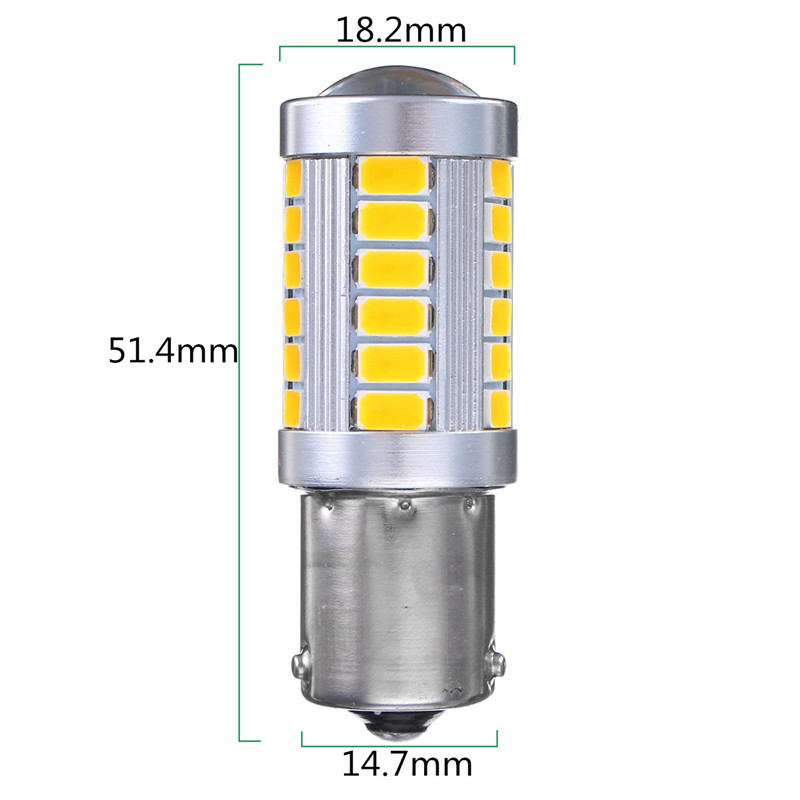 1156-BAU15S-PY21W-33-SMD-LED-Car-Turn-Reverse-Backup-Lights-Bulb-Yellow-Lamp-Bulb-1275903