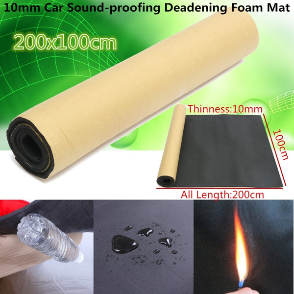 200cmx100cm-10mm-Car-Sound-Proofing-Deadening-Heat-Insulation-Closed-Cell-Foam-1113351