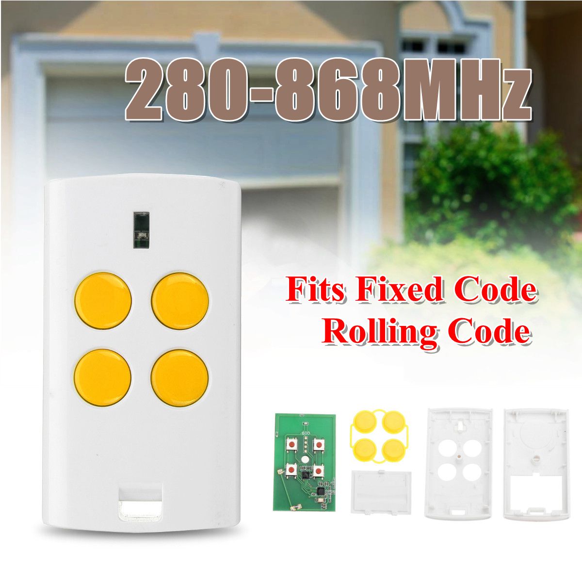 4-Button-Universal-Garage-Gate-Multi-Remote-Control-Switch-280-868MHz-Fits-Fixed-Rolling-Code-1291882