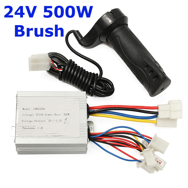24V-500w-Motor-Brush-Speed-Controller-amp-Electric-Bike-Scooter-Grip-1104576