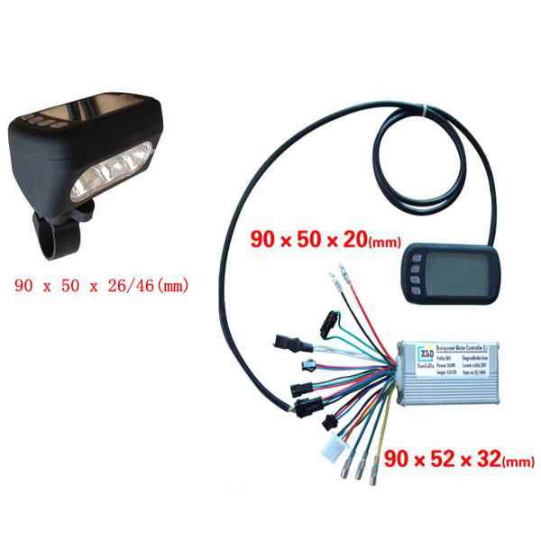 24V36V48V250W350W-Motor-Brushless-Controller-Lcd-Display-Front-Light-For-E-bike-Bicycle-MTB-Model-A-1031680