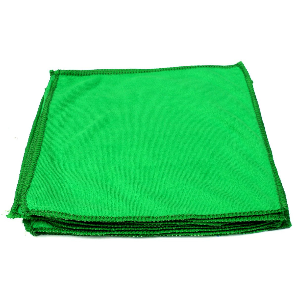 10pcs-Soft-Cleaning-Cloth-Green-Micro-Fiber-Car-Care-Duster-Towel-29x29cm-1344248